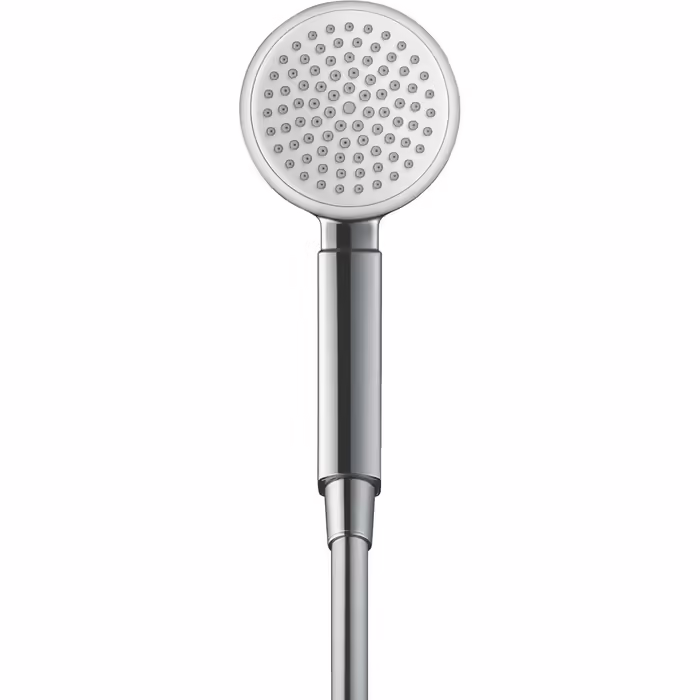 hansgrohe Crometta 100 Showerhead incl. Showerhead Holder, White/Chrome