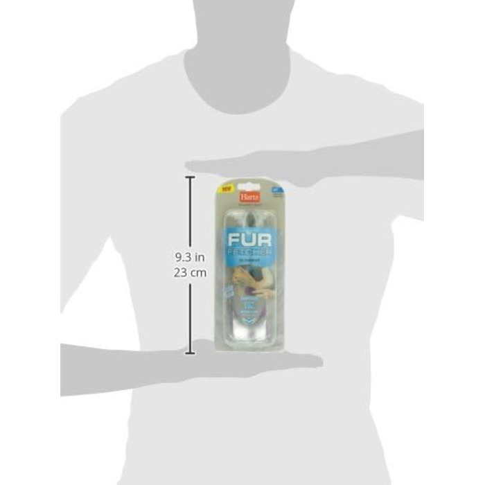 Щітка для грумінгу Hartz Groomer's Best для котів та маленьких собак, чорно-фіолетова, 1 шт.