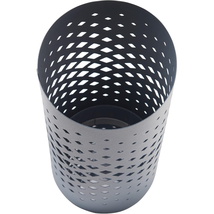 ACAZA Metal Umbrella Stand with Water Tray, Grey