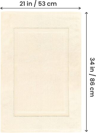 Набір бавовняних килимків для ванної Utopia Towels, 53.3 x 86.4 см, темно-сірий, 2 шт.