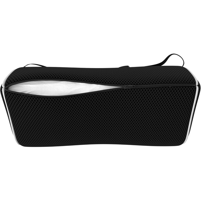Подушка для офісного крісла Bonmedico з піни Memory Foam: підтримка попереку для офісу, авто та дому, чорна, ергономічна, для підтримки лордозу (XXS)