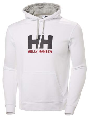 Чоловіча біла толстовка-худі Helly Hansen HH Logo з капюшоном, розмір L