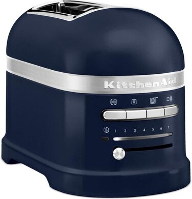 KitchenAid 2-Slice Toaster with Sandwich Wrench | Artisan | Retro Toast Machine | Various Functions and Browning Levels | Ink Blue Ink Blue