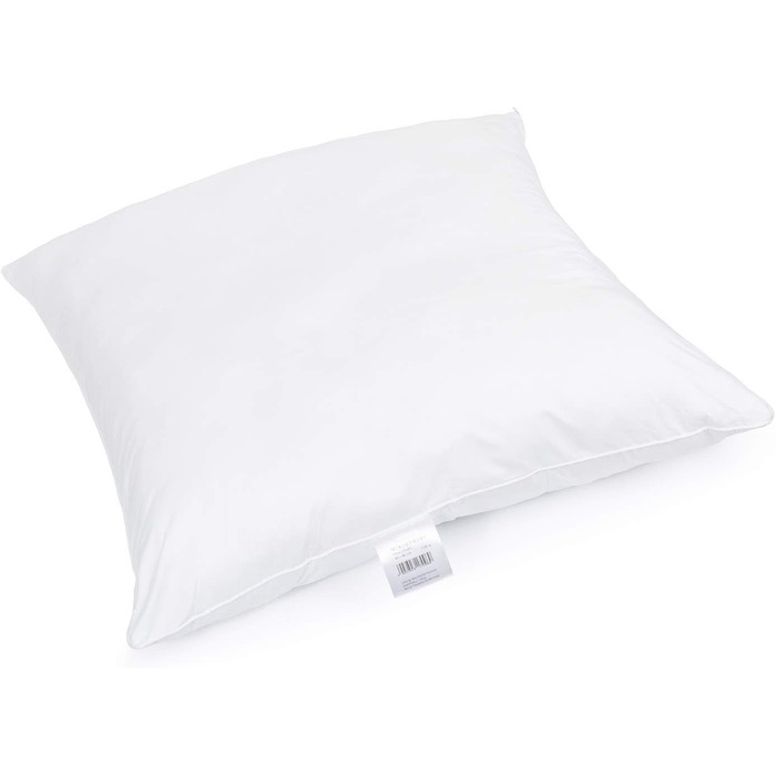 H&F Heimtextilien Top Quality Pillow 80x80 | Allergy-Friendly Pillow with Oeko-TEX Certified | Cover: 100% Microfiber | Filling: 1100 Grams Polyester 1 80 x 80 cm