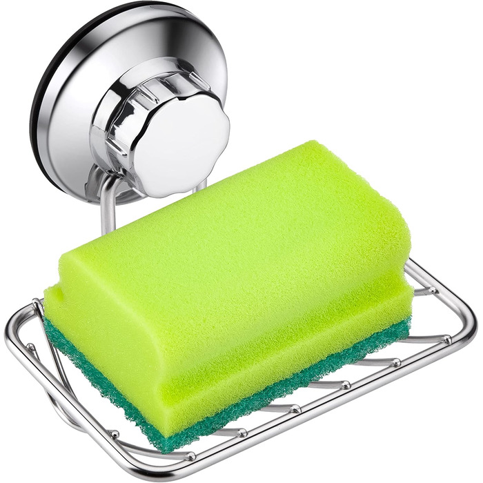 Кріплення для душу iPEGTOP з вакуумним присоском: міцний тримач з нержавіючої сталі для ванної та кухні, з мильницею