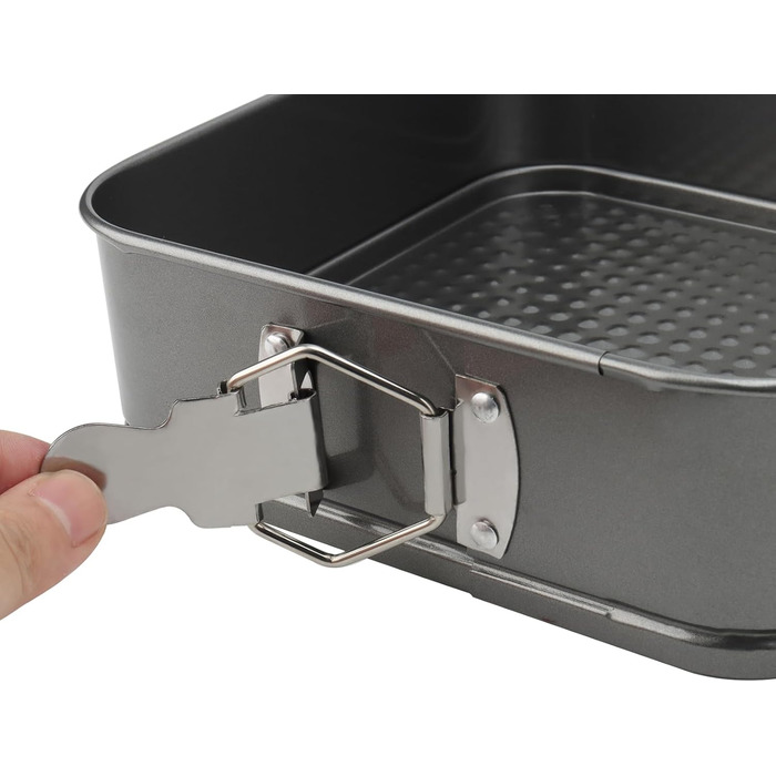 Набір форм для випічки ZOENHOU (6 шт.) - круглі, квадратні, антипригарні, висувні, для тортів та чізкейків