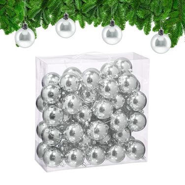 Relaxdays Set of 50 Christmas Baubles