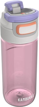 Kambukka Water Bottle - ELTON Model - 500/750/ - Water Bottle - dirt and odor resistant - impact resistant - dishwasher safe - easy to clean - Milliliter markings (Barely Blush, 500 ml)