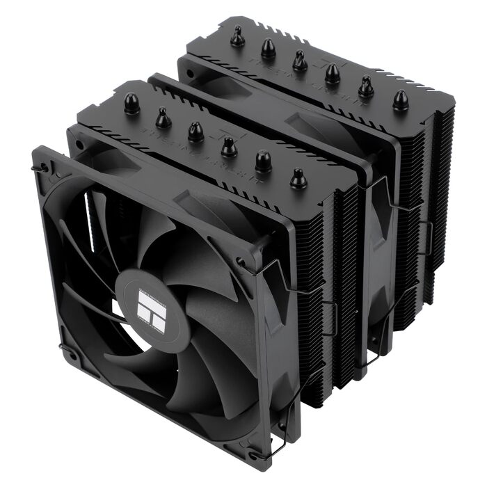 Кулер для процесора Thermalright Peerless Assassin 120 SE White ARGB, двовежевий повітряний охолоджувач для AMD AM5 та Intel LGA1700/1851, 6 теплових трубок, білий