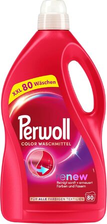 Рідкий засіб для прання Perwoll Color для кольорових речей, відновлення кольорів та волокон, 80 прань