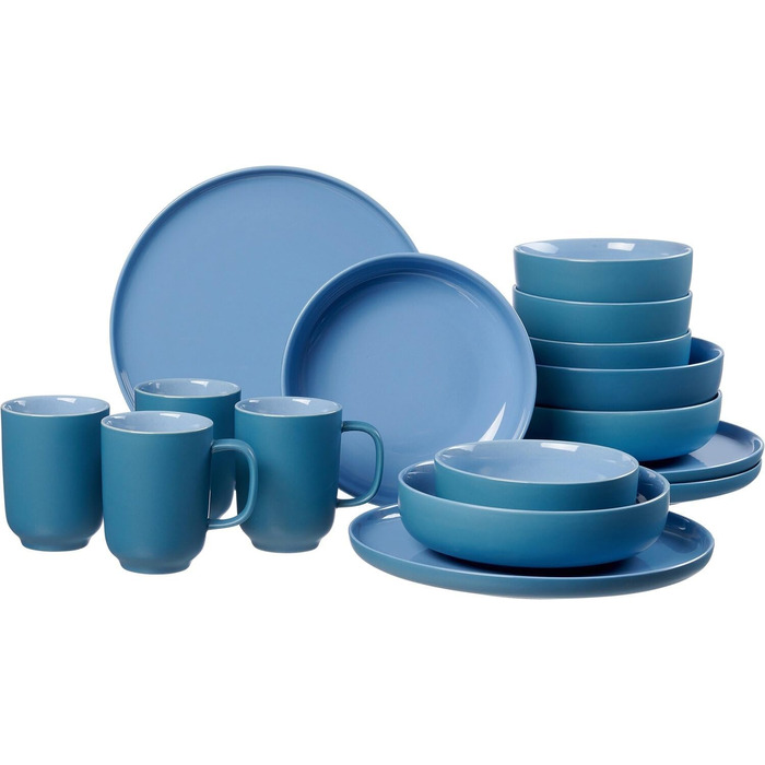 Набір посуду Ritzenhoff & Breker Jasper, 16 частин, блакитний океан