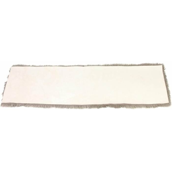 Faux Fur Table Runners, Table Toppers, Centerpieces (beige-brown, 30x120 cm)