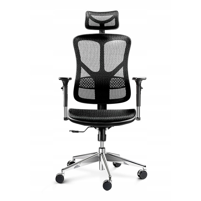 Ергономічне крісло Diablo Chairs V-Basic, тканина, чорне