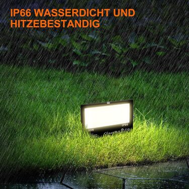 DUSKTEC LED Floodlights Outdoor RGB, Colorful Floodlight 80W, Dimmable Outdoor Floodlight with APP, Outdoor Bluetooth Floodlight with Plug Color Changing Warm White, Tree Floodlight IP66 Waterproof for Garden