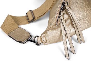 Сумка жіноча styleBREAKER на плече велика напівмісяць, кросбоді, золота - 37x17 см