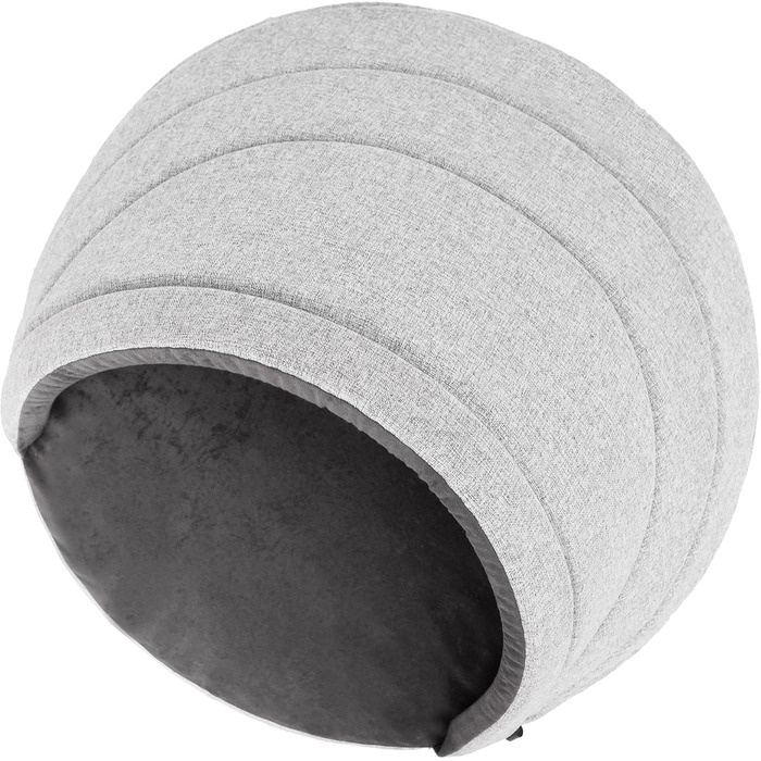 Dog Cave Dog Bed Dog Sofa Dog Cushion Dog House Dog Basket Dog Couch Resting Place Pet Bed Dog Lounger Cushion, : 65 x 50 cm (R1, Ash)