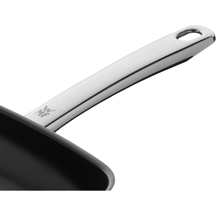 WMF Durado Grill Pan Induction, grilled, 28x28 cm, Induction Steak Pan, Cromargan stainless steel coated, ceramic coating, oven-safe