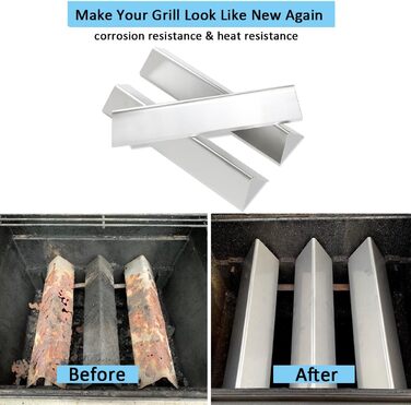 Заміна шампурів для гриля Weber Spirit I & II 200, Spirit E-210, E-220, S-210, S-220 (з передніми кнопками управління) - нержавіюча сталь