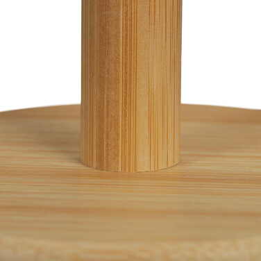 Relaxdays Bamboo Kitchen Roll Holder