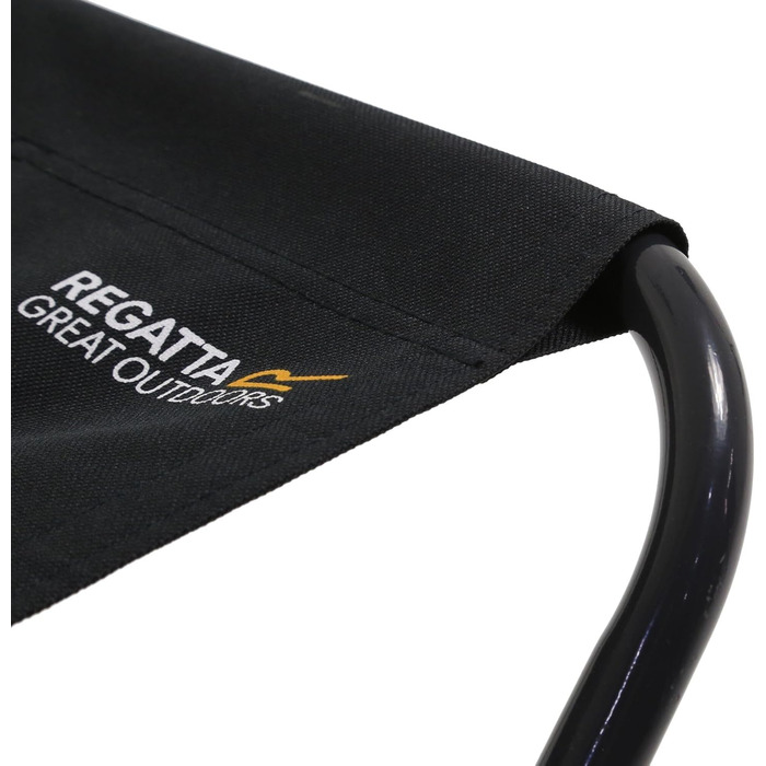 Складаний стільчик Regatta Neu Schwarz - легкий, для кемпінгу та піших прогулянок, чорний/сірий