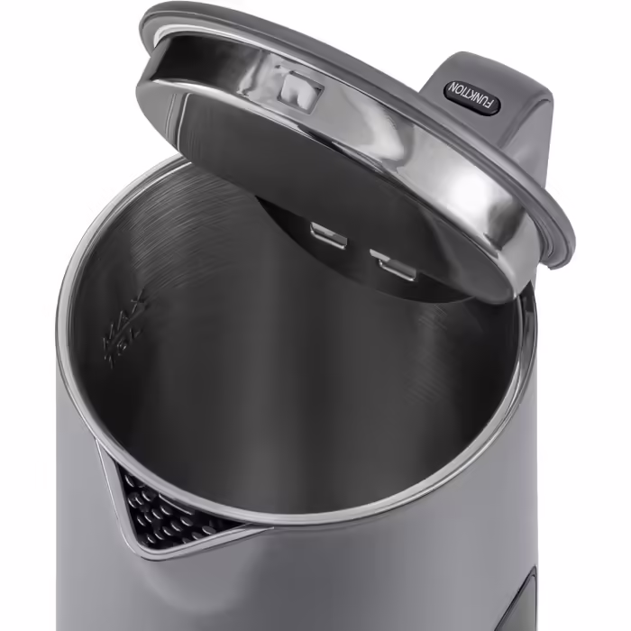 KLAMER Kettle Stainless Steel 1.5L 1800W Electric Kettle Gray with Temperature Setting between 40-100°C, Tea Kettle BPA-free