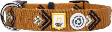 Нашийник для собак великих порід Woolly Wolf Sea to Summit, розмір L, з регулюванням, з переробленого поліестеру