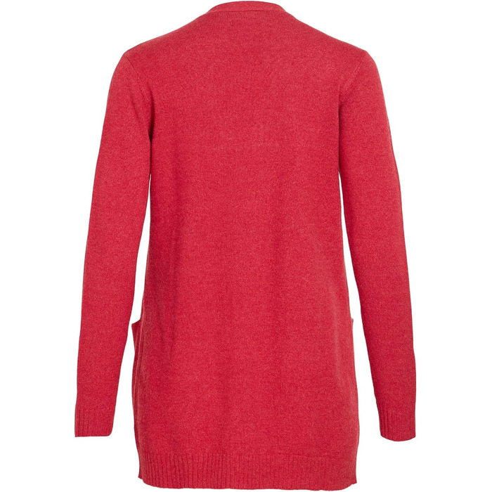 Кардиган Vila Feale VIRIL Basic Savvy Red1 (L) - жіночий в'язаний кардиган