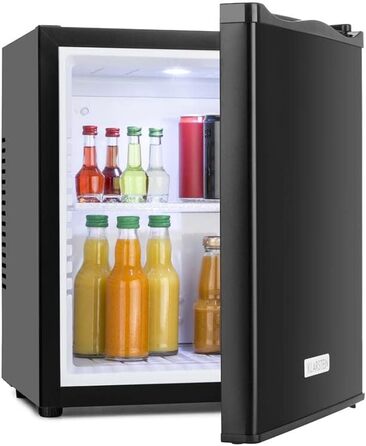 Klarstein Mini холодильник для кімнати, 23L, для напоїв та косметики, міні-бар, тихий, регульована полиця, компактний холодильник для догляду за шкірою 5-15°C, чорний