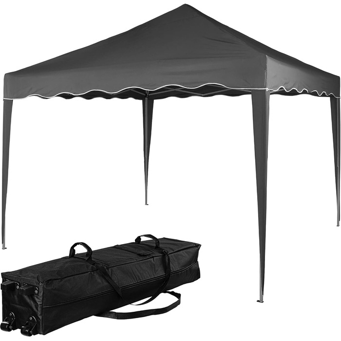 INSTENT Pavilion 3 x 3 m Basic Waterproof UV Protection 50+, Anthracite