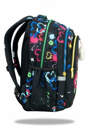 Багатовідсіковий шкільний рюкзак CoolPack (чорний, фіолетовий, синій, рожевий)