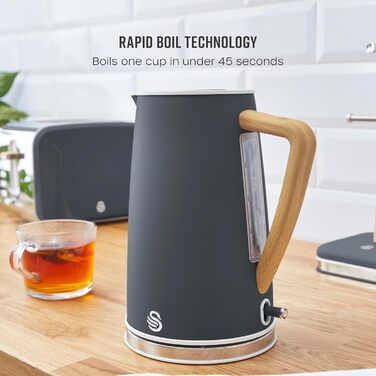 Електричний чайник Swan Nordic Cordless Kettle 1.1 Single