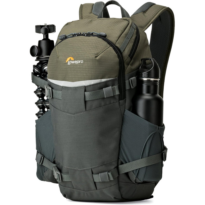 Рюкзак Lowepro Flipside Trek 350 AW для фототехніки, DSLR-камера, об'єктиви, аксесуари, сірий