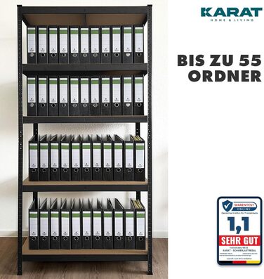 KARAT Heavy-Duty Shelving Unit, 2-Pack