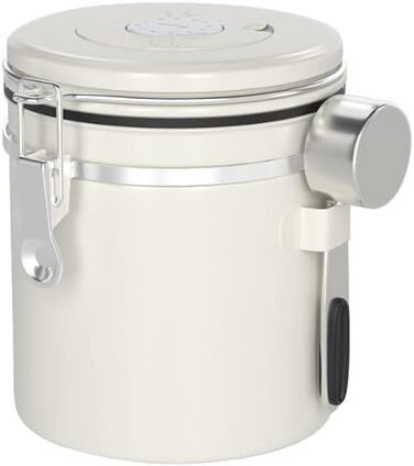 Канєстова банка Royouzi з нержавіючої сталі, 1,8 л, для кави, чаю, горіхів, какао - зберігає свіжість