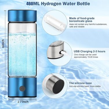 Електричний чайник Schwanenhals 1.0L, Ретро/Вінтаж, 1000W, з нержавіючої сталі, для офісу/подорожей/кухні/сім'ї, автоматичне відключення, захист від перегріву, BPA-free, мідний дизайн (синій + білий)