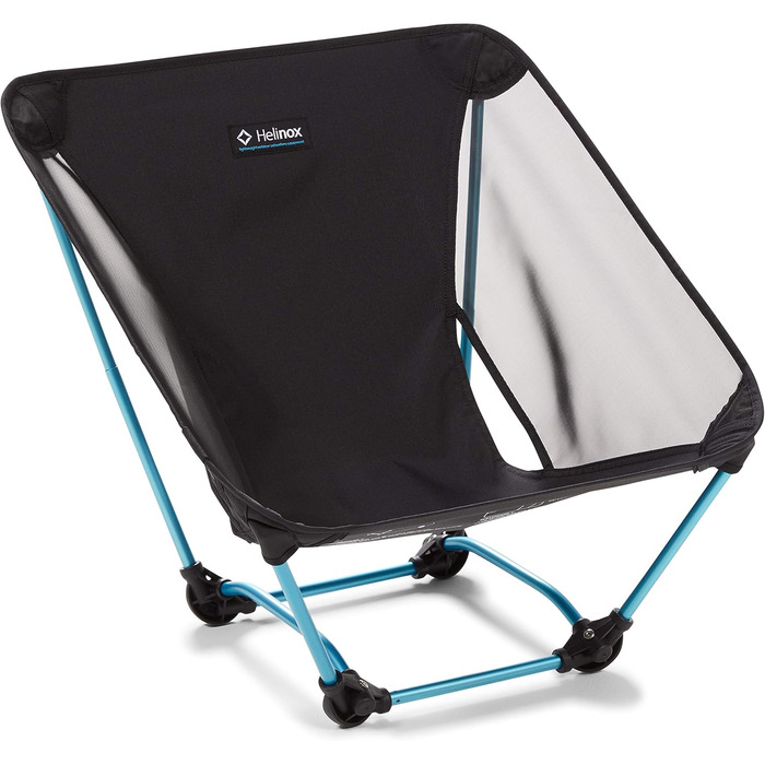 Стілець Helinox Ground Chair: легкий, складний, для кемпінгу та подорожей, чорний