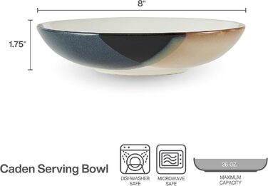 Сервіз Mikasa Caden 16 предметів: тарілки та миски для 4 осіб
