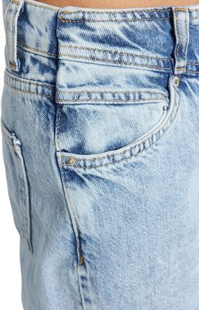 Джинси жіночі Trendyol з високою талією, широкі штанини, блакитні, розмір 38