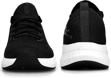 Жіночі кросівки для бігу та повсякденного носіння. Легкі, дихаючі, стильні. (36 EU, чорний та білий)