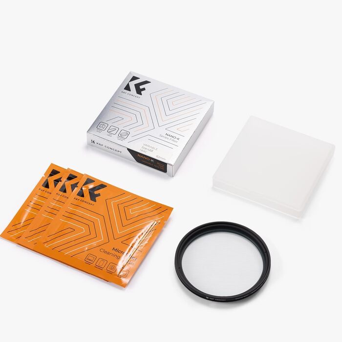 Фільтр-зірка K&F CONCEPT 52mm з 4/8 променями для ефектів зіркового світла (Nano-Klear)