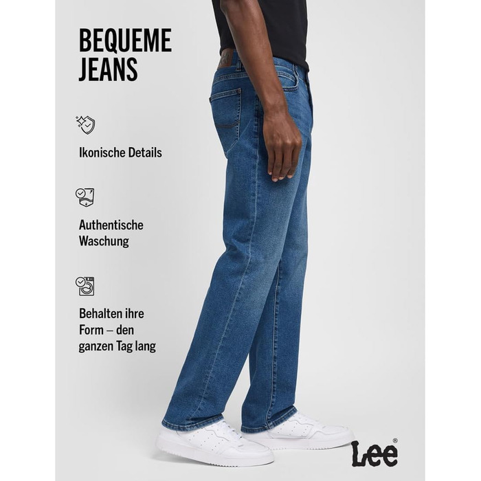 Чоловічі джинси Lee Straight Fit Xm 34W/32L класичного крою, оригінал