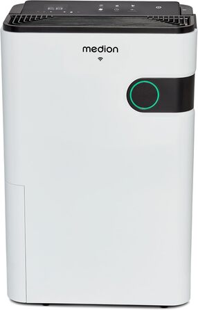 MEDION DH10 Електричний Зволожувач Повітря - 12л, 15м², Тиха Робота, Різні Режими