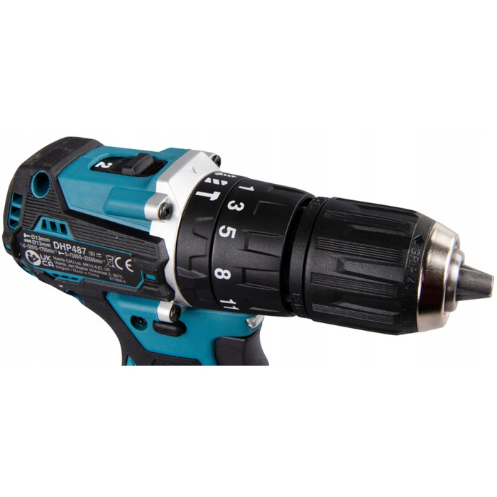 Ударний шурупокрут Makita DHP487Z LXT 18V BL 2-швидкісний 40 Нм (BODY)