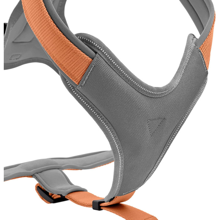 Нашийник для собак HUNTER Neopren, розмір L, колір: мідно-сірий, нейлон, м'який неопрен, світловідбиваючий 3M Scotchlite