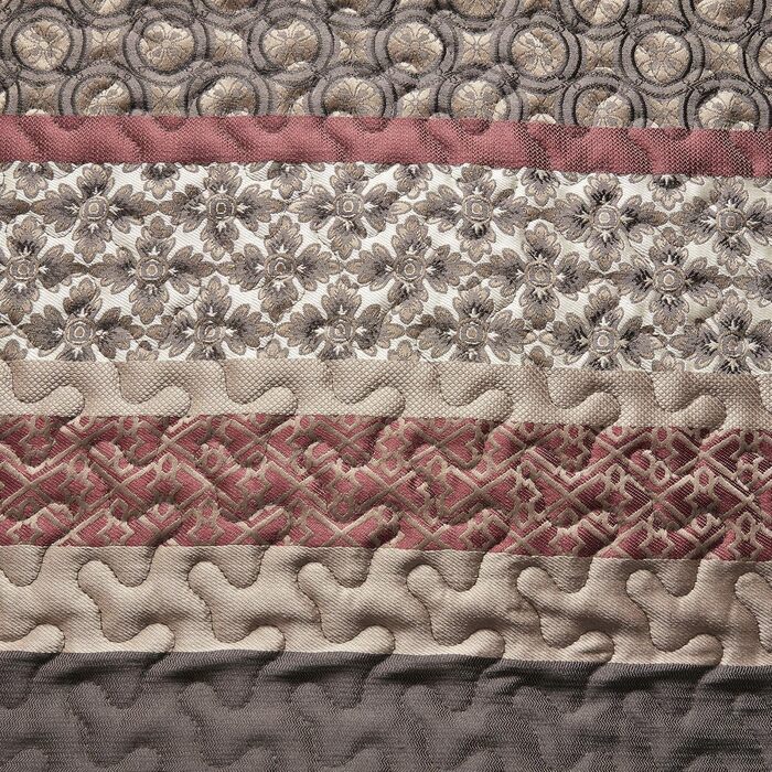 Комплект постільної білизни Madison Park Princeton: ковдра, покривало, наволочки, декоративна подушка, блакитний, Full/Queen (90'x90'), 5 предметів