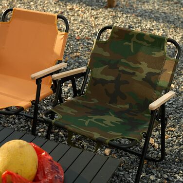 Кемпінговий стілець складний, армійський камуфляж, 225 кг, Oxford, для риболовлі, пікніка, подорожей
