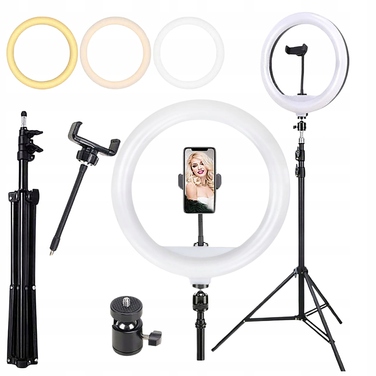 Кільцева лампа Ring LED для фото, відео, селфі та макіяжу, штатив 220 см
