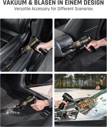 Бездротовий пилосос Fanttik Slim V10 Mix 4-в-1: ручний, для авто, офісу, клавіатур, LED-дисплей, 16 kPa, міні-пилосос
