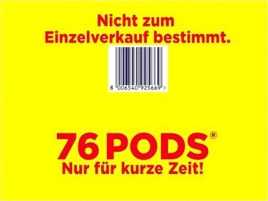 Капсули для прання кольорових речей Lenor All-in-1 PODS Amethyst Blütentraum, гігієнічне глибоке очищення та тривала свіжість, 76 шт