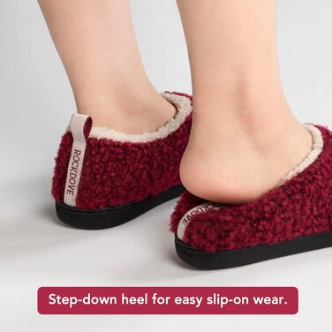 Домашні тапочки RockDove Nomad для жінок з піною, що формується, 40.5/41.5 EU, червоні